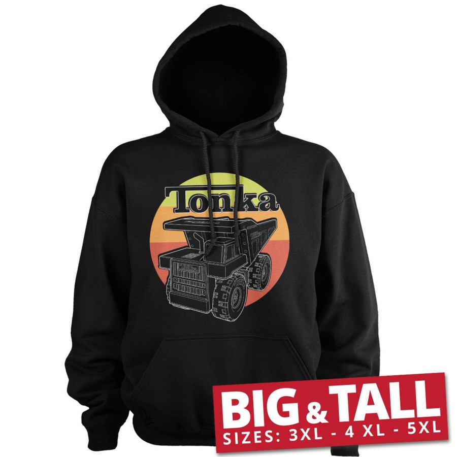 Mann Shirtstore | Tonka Retro Truck Big & Tall Hoodie Black