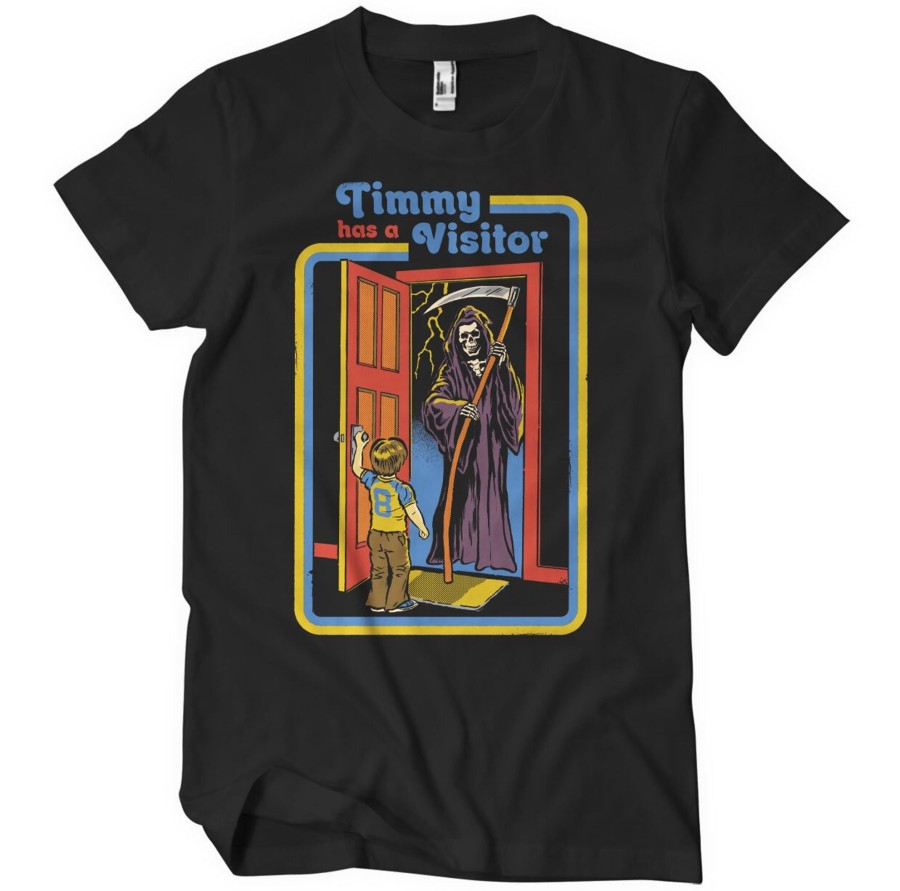 Mann Shirtstore | Timmy Has A Visitor T-Shirt Black