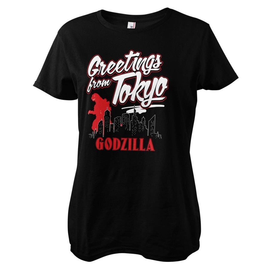 Kvinna Shirtstore | Greetings From Tokyo Girly Tee Black