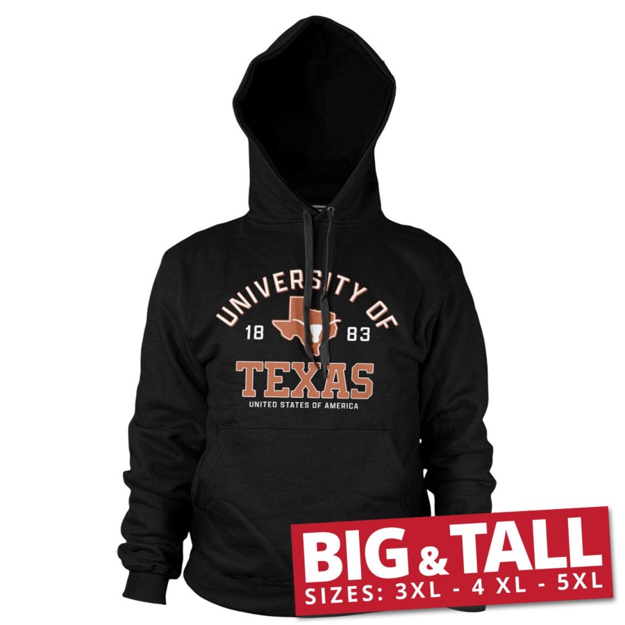 Mann Shirtstore | University Of Texas Big & Tall Hoodie Black