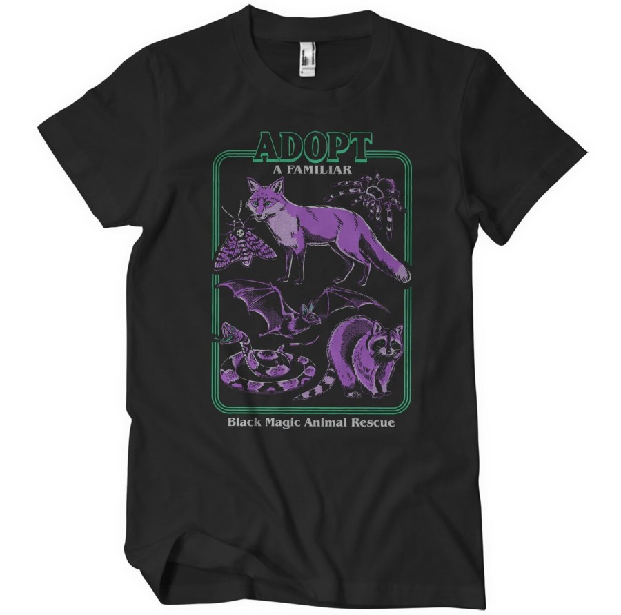 Mann Shirtstore | Adopt A Familiar 2 T-Shirt Black