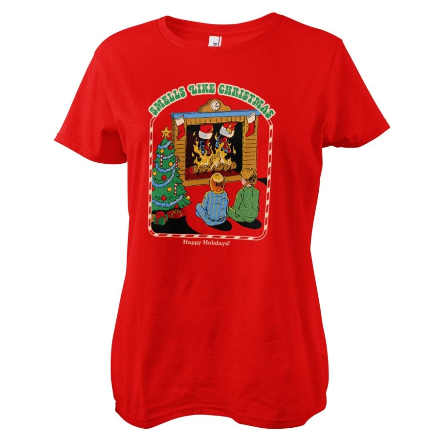Kvinna Shirtstore | Smells Like Christmas Girly Tee