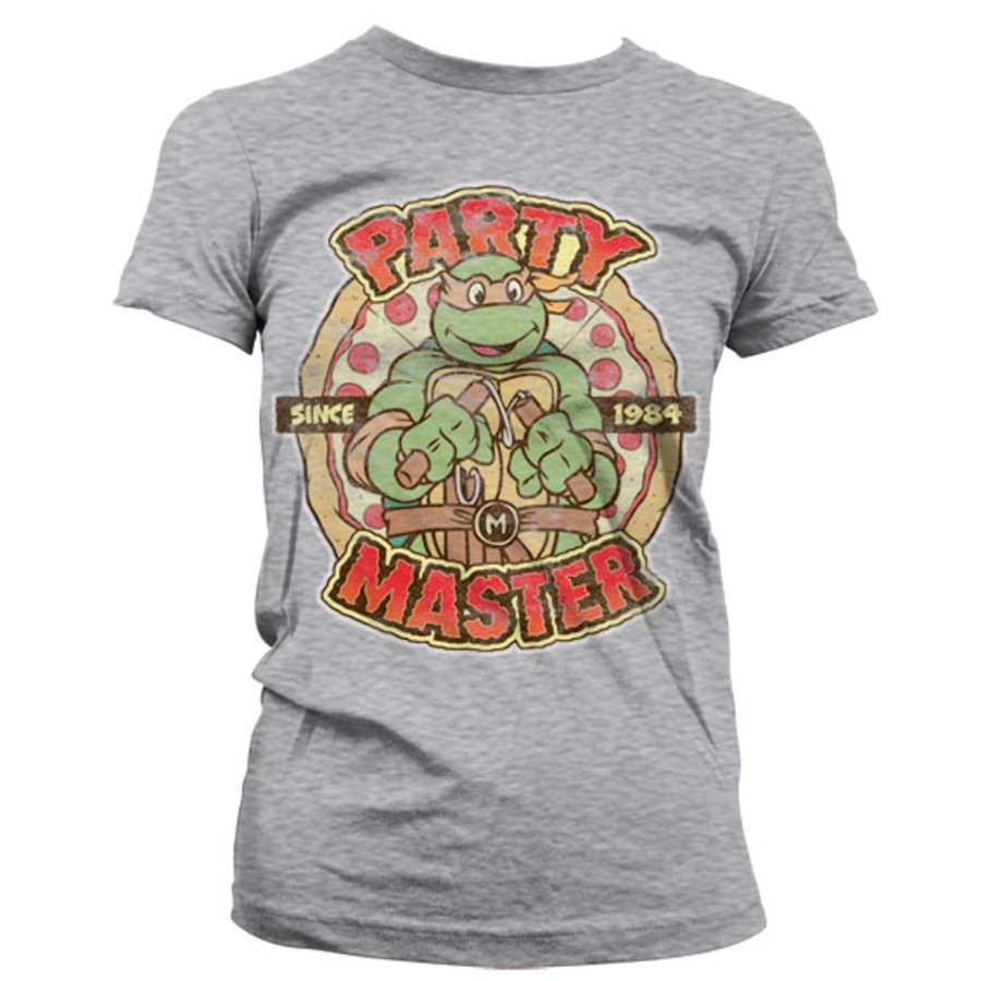 Kvinna Shirtstore | Tmnt - Party Master Since 1984 Girly Tee
