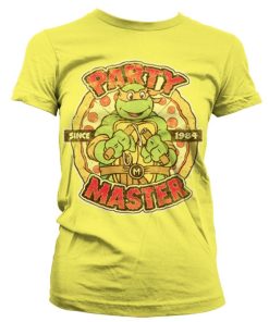 Kvinna Shirtstore | Tmnt - Party Master Since 1984 Girly Tee