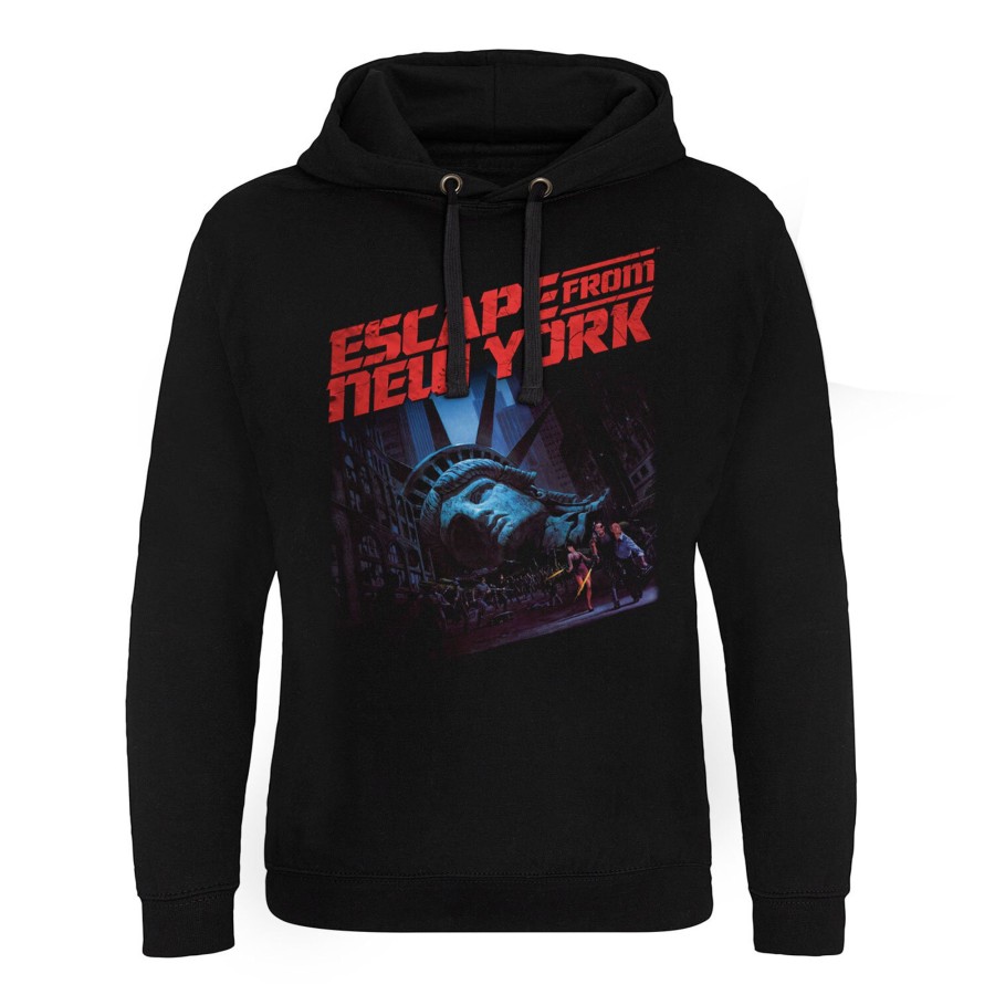 Mann Shirtstore | Escape From New York Poster Epic Hoodie Black