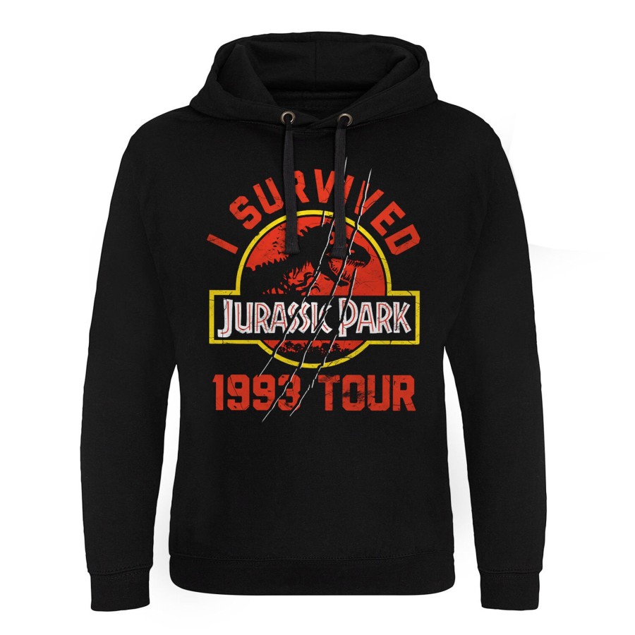 Mann Shirtstore | Jurassic Park 1993 Tour Epic Hoodie Black