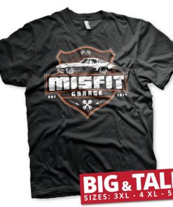 Mann Shirtstore | Misfit Garage Vette Big & Tall T-Shirt Black
