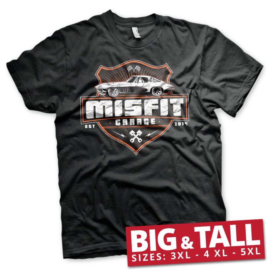 Mann Shirtstore | Misfit Garage Vette Big & Tall T-Shirt Black