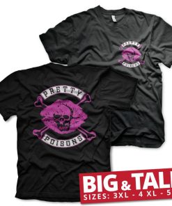 Mann Shirtstore | Pretty Poisons Big & Tall T-Shirt Black