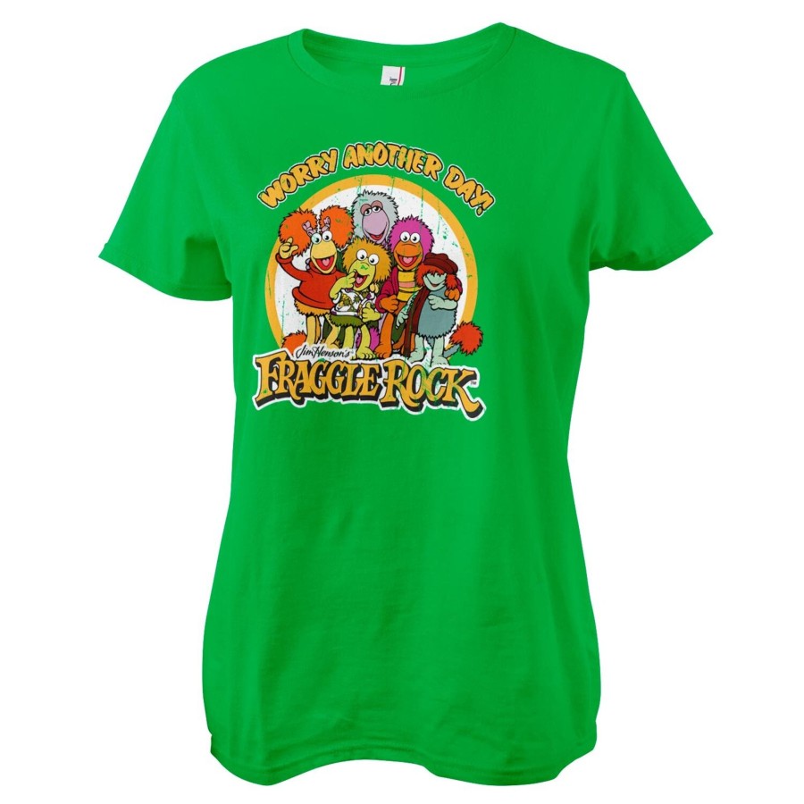 Kvinna Shirtstore | Fraggle Rock - Worry Another Day Girly Tee