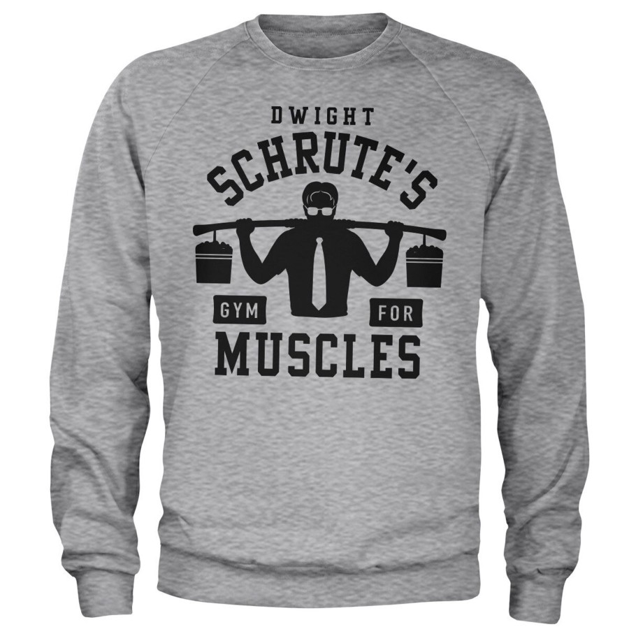 Mann Shirtstore | Dwight Schrute'S Gym Sweatshirt Heathergrey