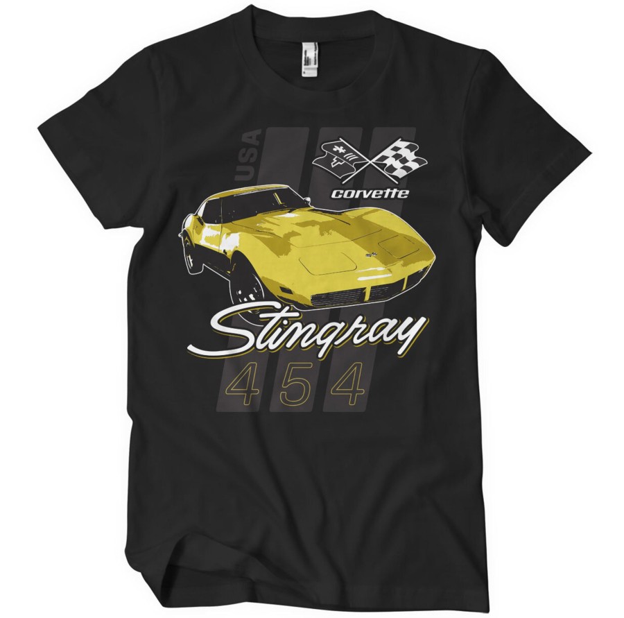 Mann Shirtstore | Corvette Stingray 454 T-Shirt Black