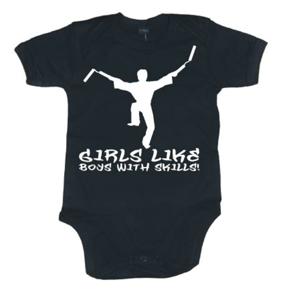 Barn Shirtstore | Girls Like Boys With Skills Body Black