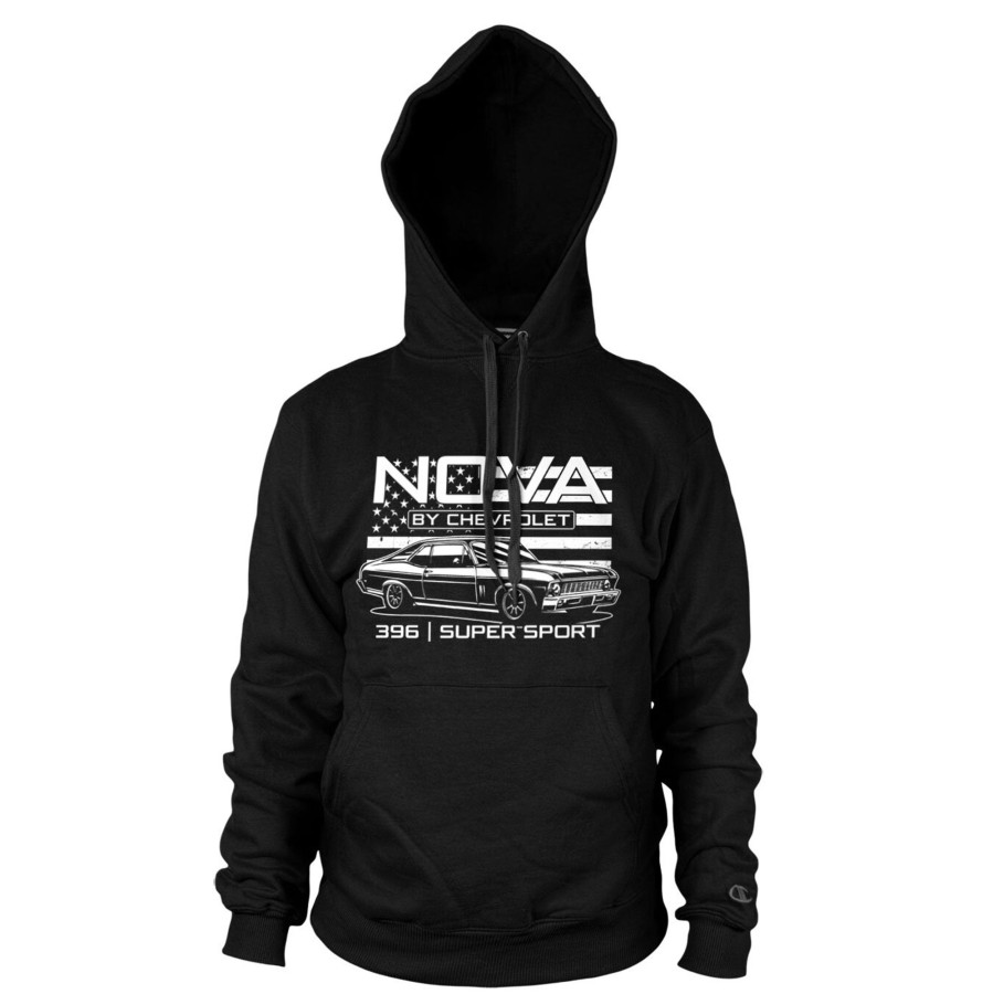 Mann Shirtstore | Chevrolet Nova 396 Super Sport Hoodie Black