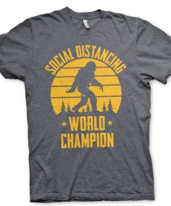 Mann Shirtstore | Social Distancing World Champion T-Shirt