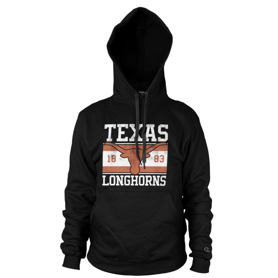 Mann Shirtstore | Texas Longhorns Flag Hoodie Black