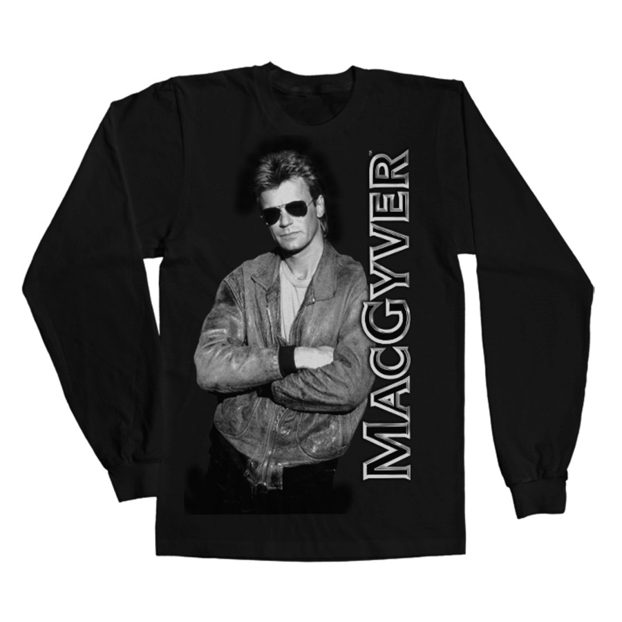 Mann Shirtstore | Cool Macgyver Long Sleeve Tee Black