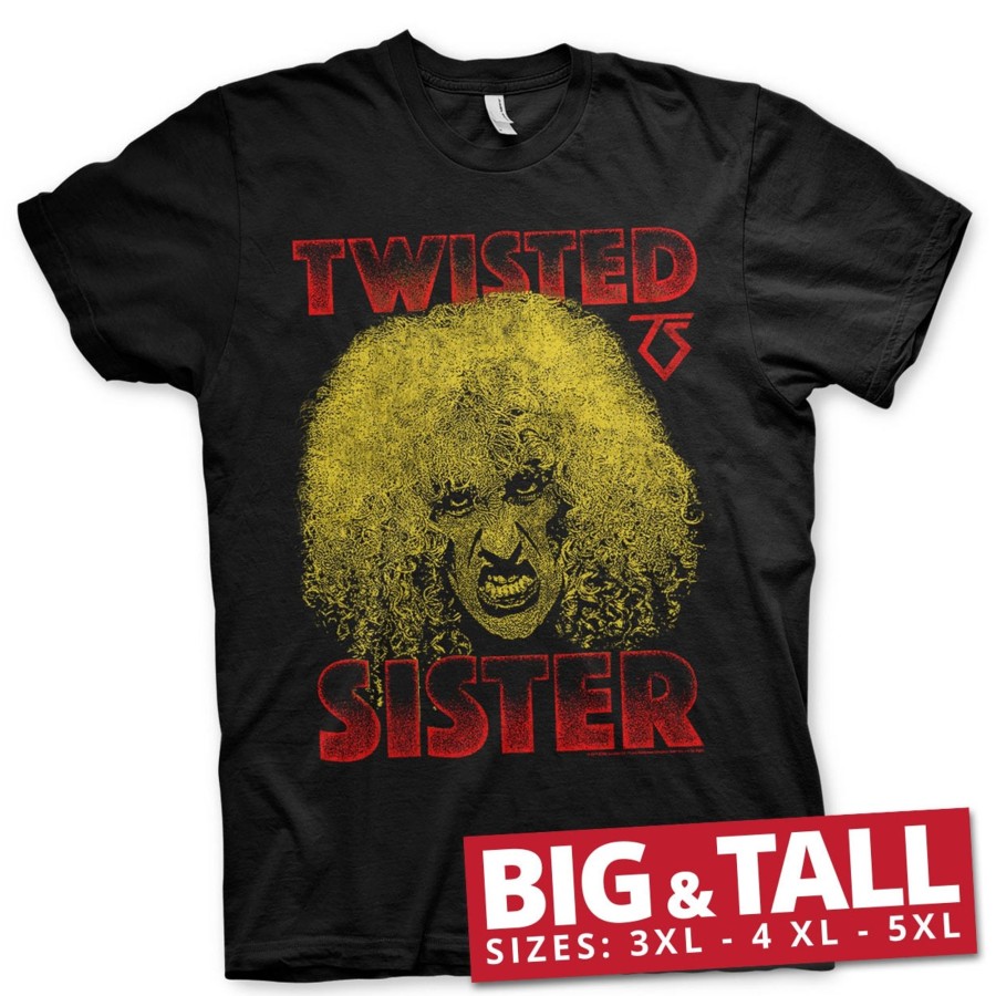 Mann Shirtstore | Twisted Sister - Dee Snider Big & Tall T-Shirt Black