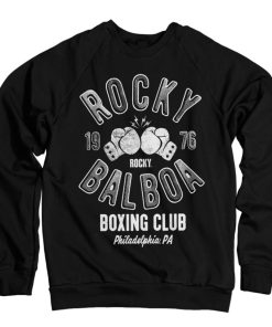 Mann Shirtstore | Rocky Balboa Boxing Club Sweatshirt Black