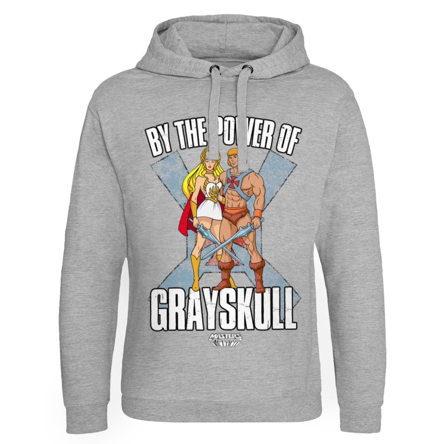 Mann Shirtstore | By The Power Of Grayskull Epic Hoodie Heather-Grey