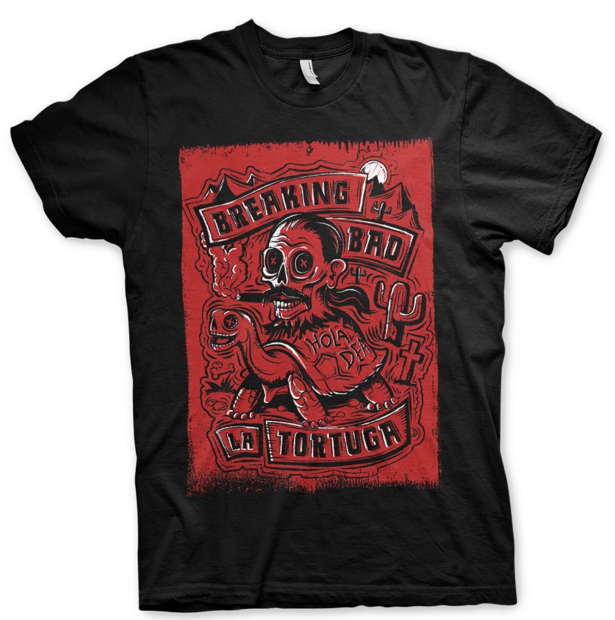 Mann Shirtstore | La Tortuga - Hola Death T-Shirt Black