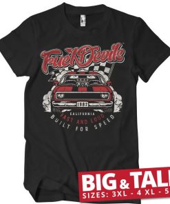 Mann Shirtstore | Fuel Devils Fast And Loud Big & Tall T-Shirt Black