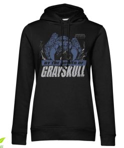 Kvinna Shirtstore | Grayskull Castle Girls Hoodie Black