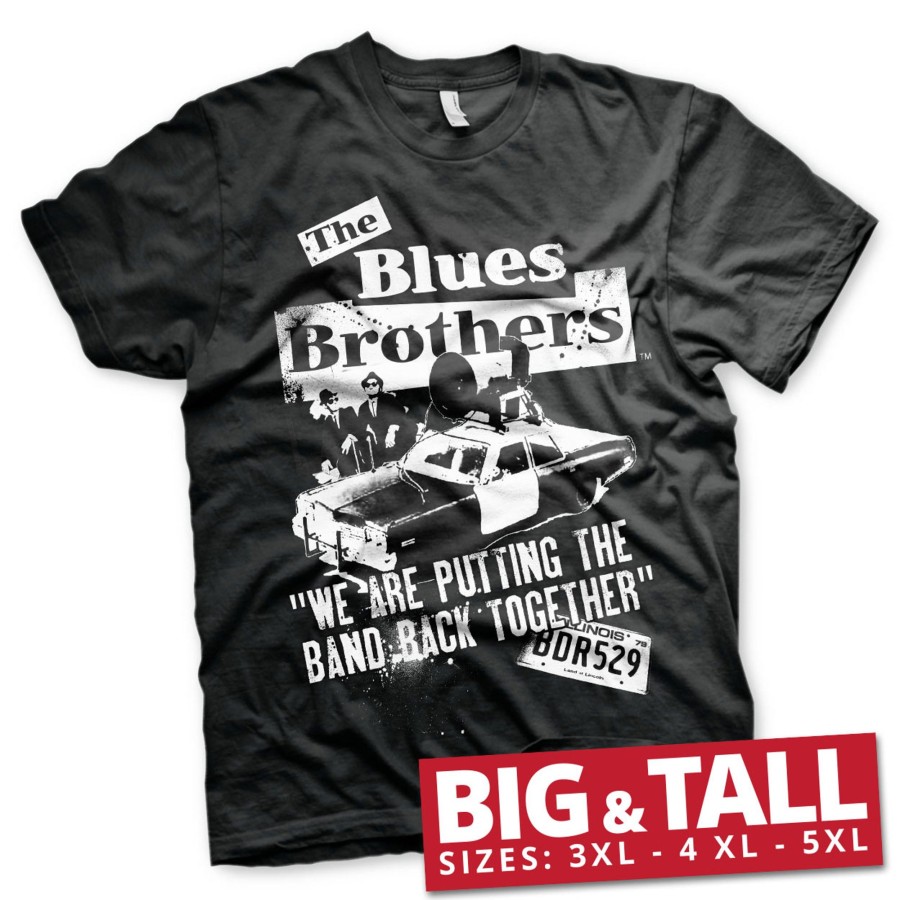 Mann Shirtstore | Blues Brothers - Band Back Together Big & Tall Tee Black