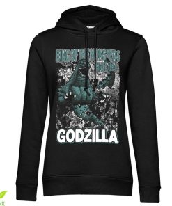 Kvinna Shirtstore | Godzilla Since 1954 Girls Hoodie Black