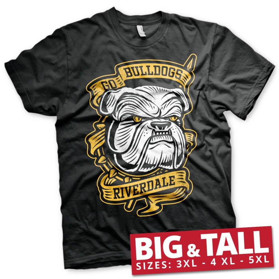 Mann Shirtstore | Riverdale - Go Bulldogs Big & Tall T-Shirt Black