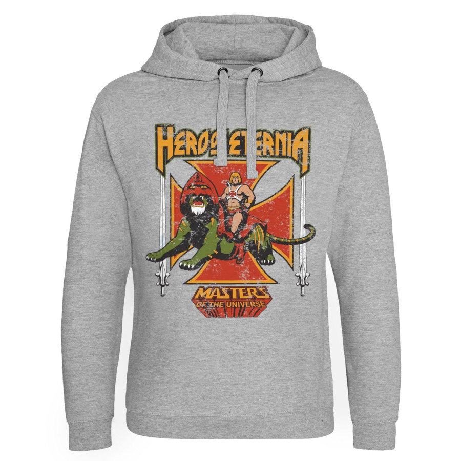Mann Shirtstore | Hero Of Eternia Epic Hoodie Heather-Grey