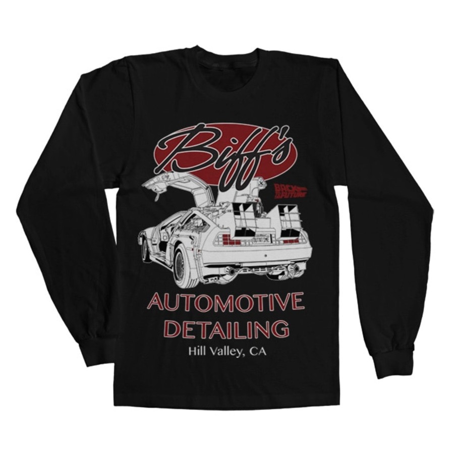 Mann Shirtstore | Biff'S Automotive Detailing Long Sleeve Tee Black