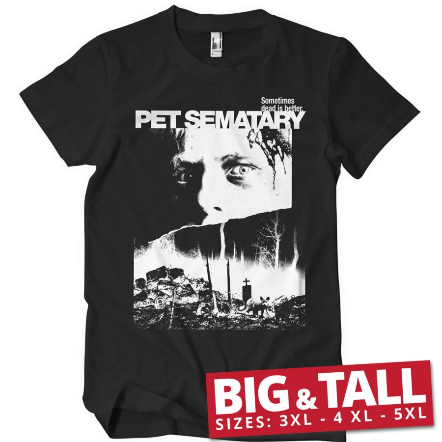 Mann Shirtstore | Pet Sematary Poster Big & Tall T-Shirt Black