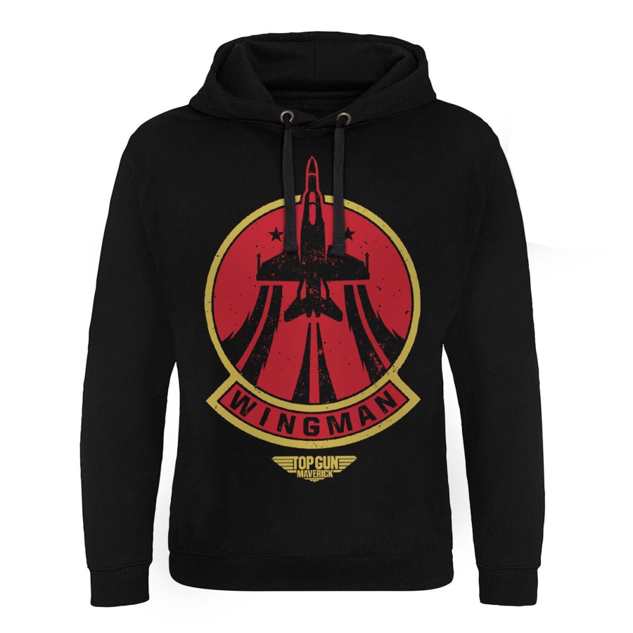 Mann Shirtstore | Top Gun Maverick Wingman Epic Hoodie Black
