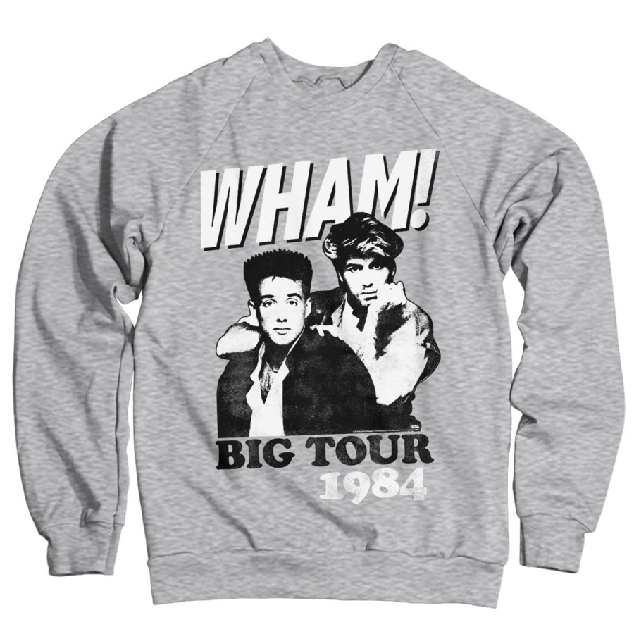 Mann Shirtstore | Wham - Big Tour 1984 Sweatshirt Heather-Grey