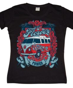 Kvinna Shirtstore | Flower Power Van Girly Tee