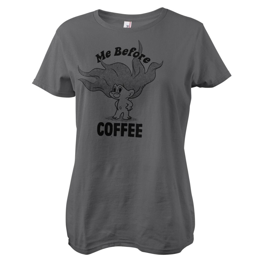 Kvinna Shirtstore | Me Before Coffee Girly Tee