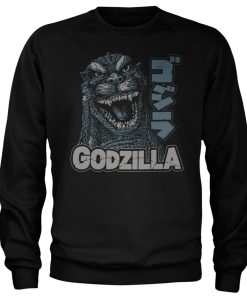Mann Shirtstore | Godzilla Roar Sweatshirt Black