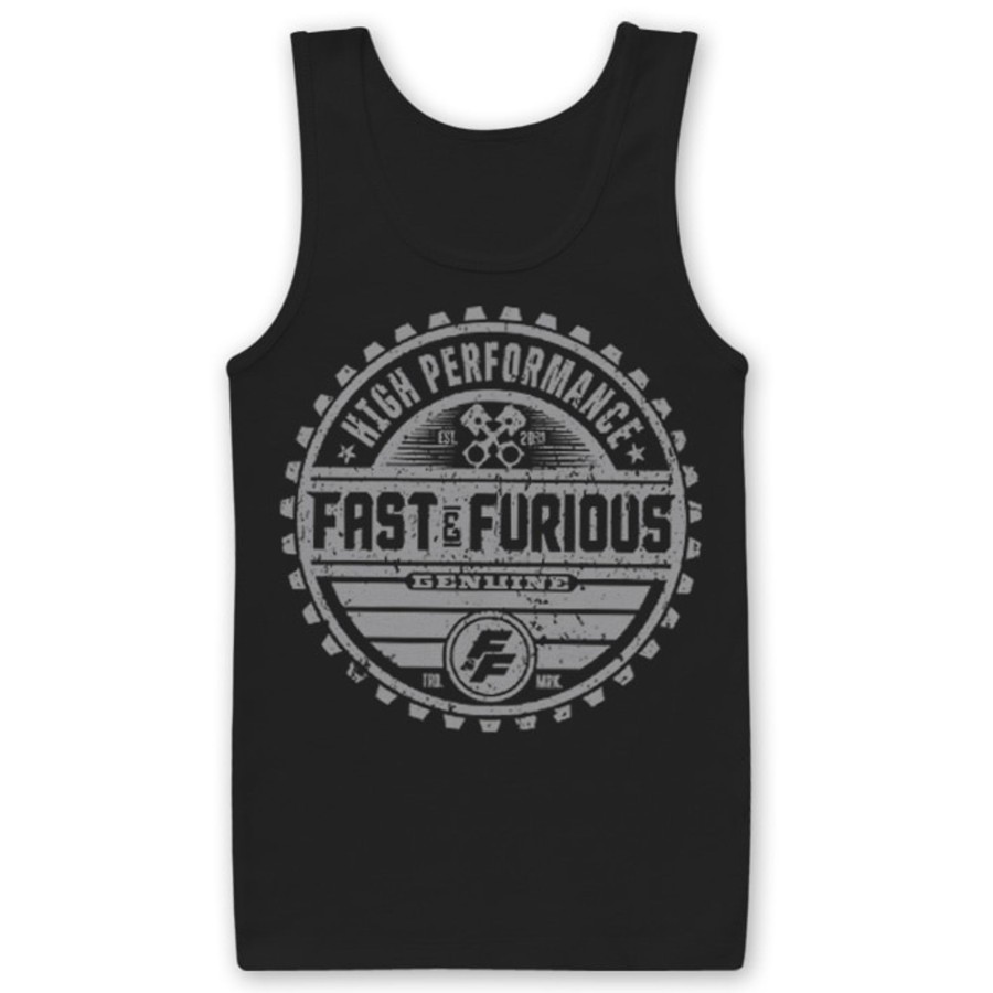 Mann Shirtstore | Fast & The Furious Genuine Brand Tank Top Black