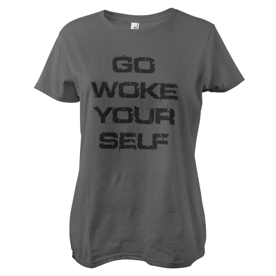 Kvinna Shirtstore | Go Woke Yourself Girly Tee