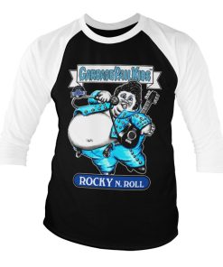 Mann Shirtstore | Rocky N. Roll Baseball 3/4 Sleeve Tee Whiteblack