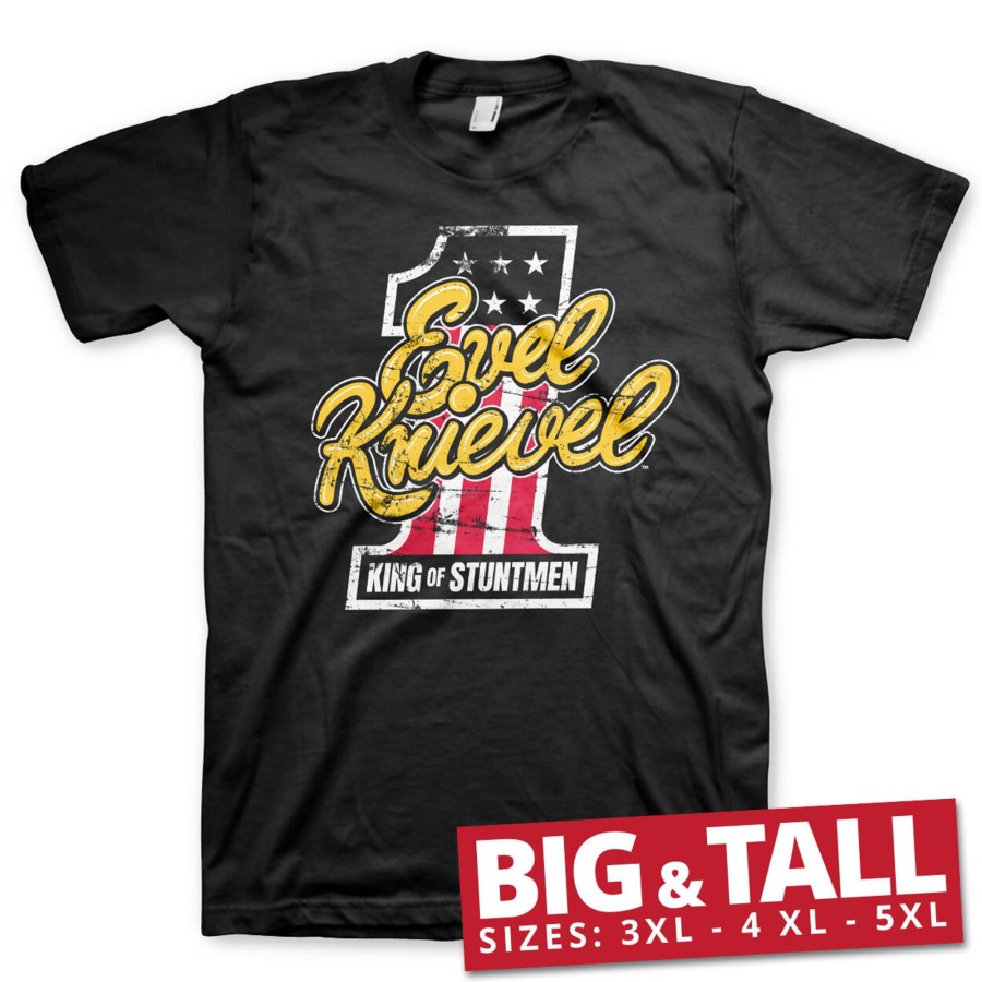 Mann Shirtstore | King Of Stuntmen Big & Tall T-Shirt Black