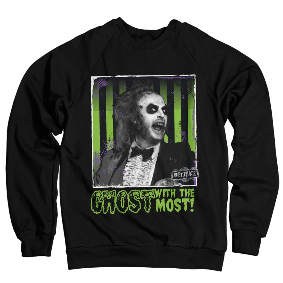 Mann Shirtstore | Beetlejuice - Ghost With The Most Sweatshirt Black