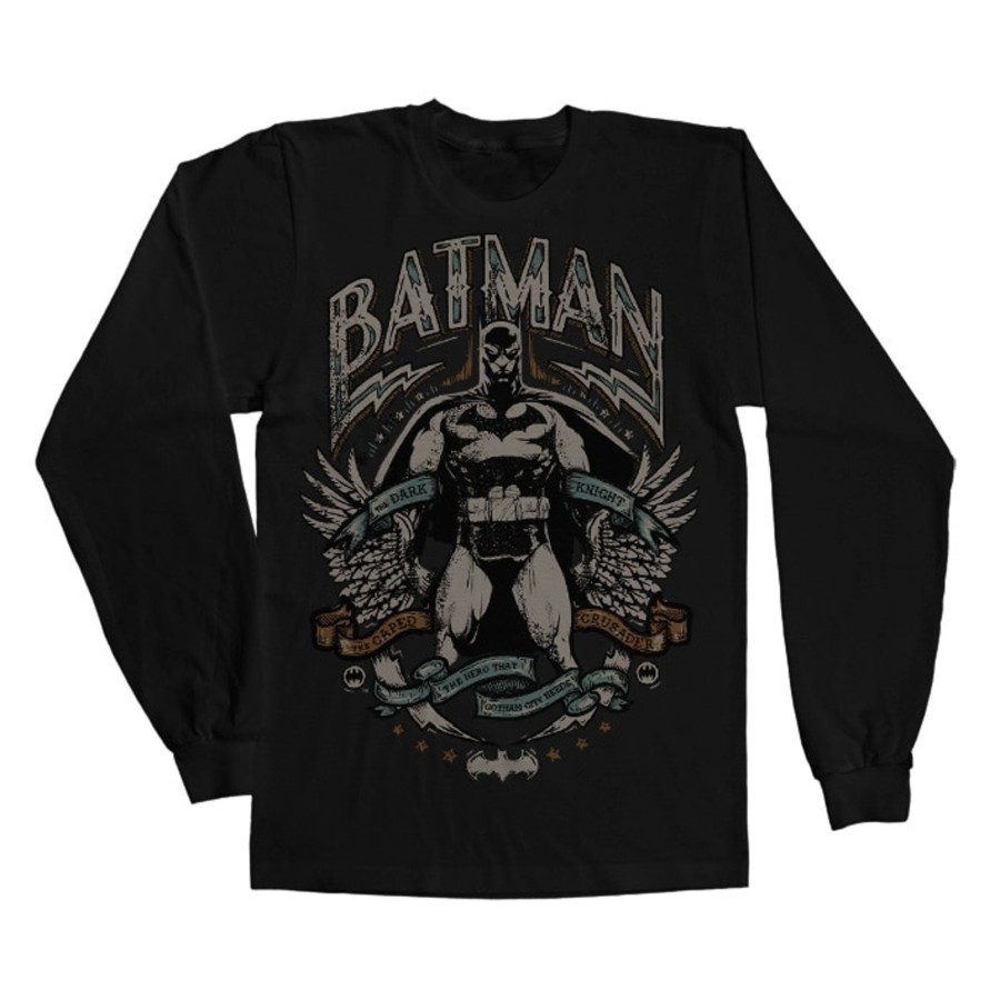 Mann Shirtstore | Dark Knight Crusader Long Sleeve Tee Black
