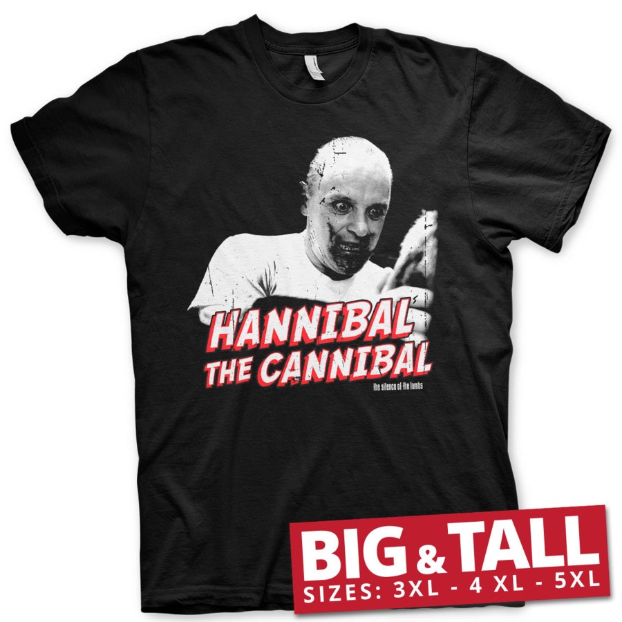 Mann Shirtstore | Hannibal The Cannibal Big & Tall T-Shirt Black