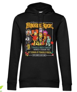Kvinna Shirtstore | Fraggle Rock Concert Girls Hoodie Black