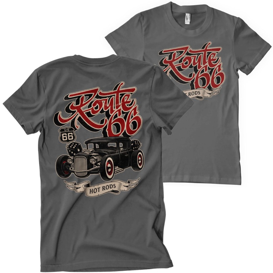 Mann Shirtstore | Us 66 Hot Rods T-Shirt