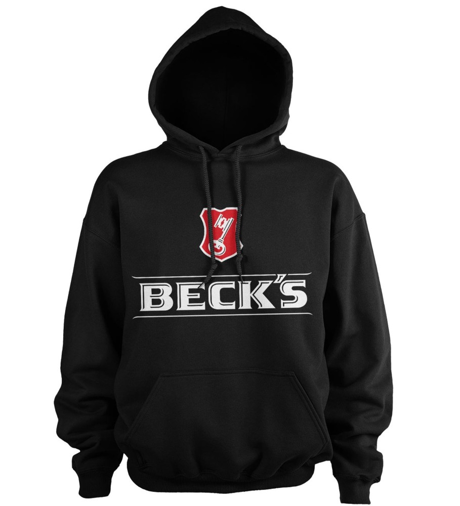 Mann Shirtstore | Beck'S Logo Hoodie Black