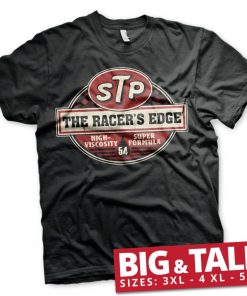 Mann Shirtstore | Stp - Super Formula Big & Tall T-Shirt Black