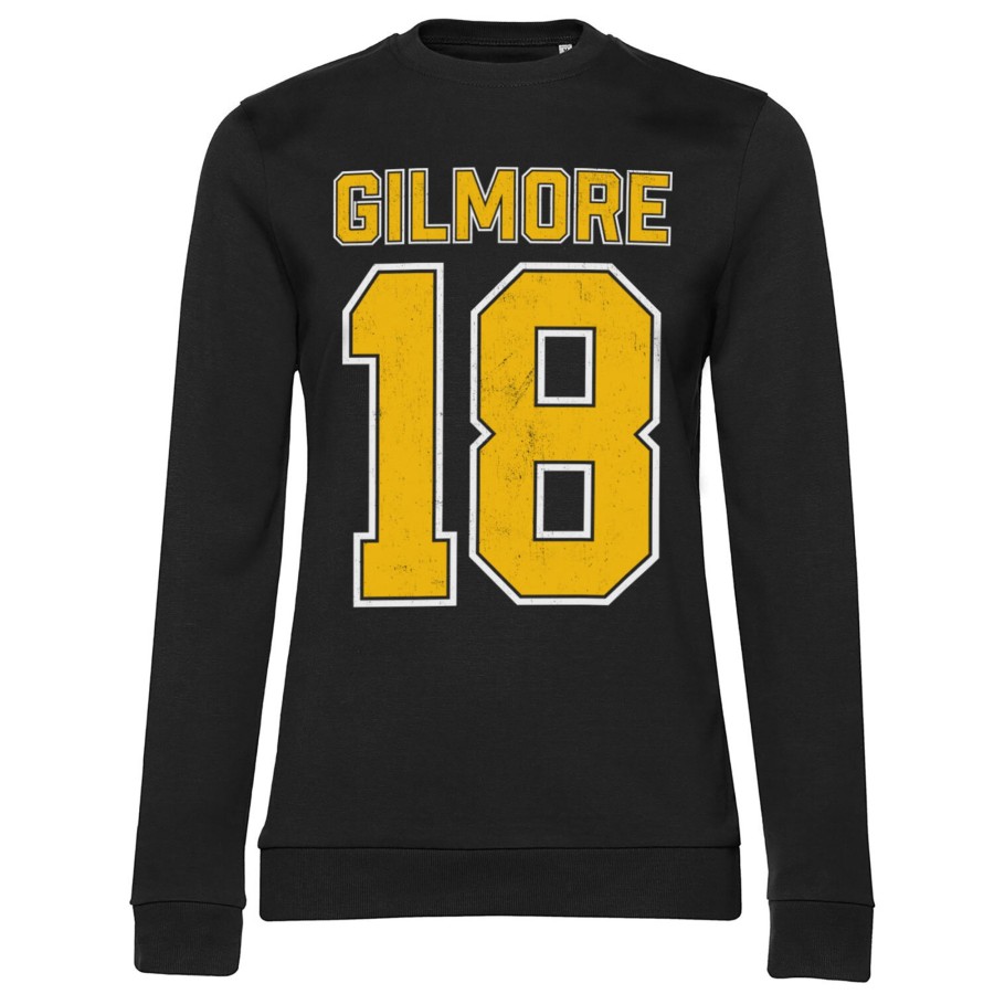 Kvinna Shirtstore | Happy Gilmore Hockey Jersey Girly Sweatshirt Black